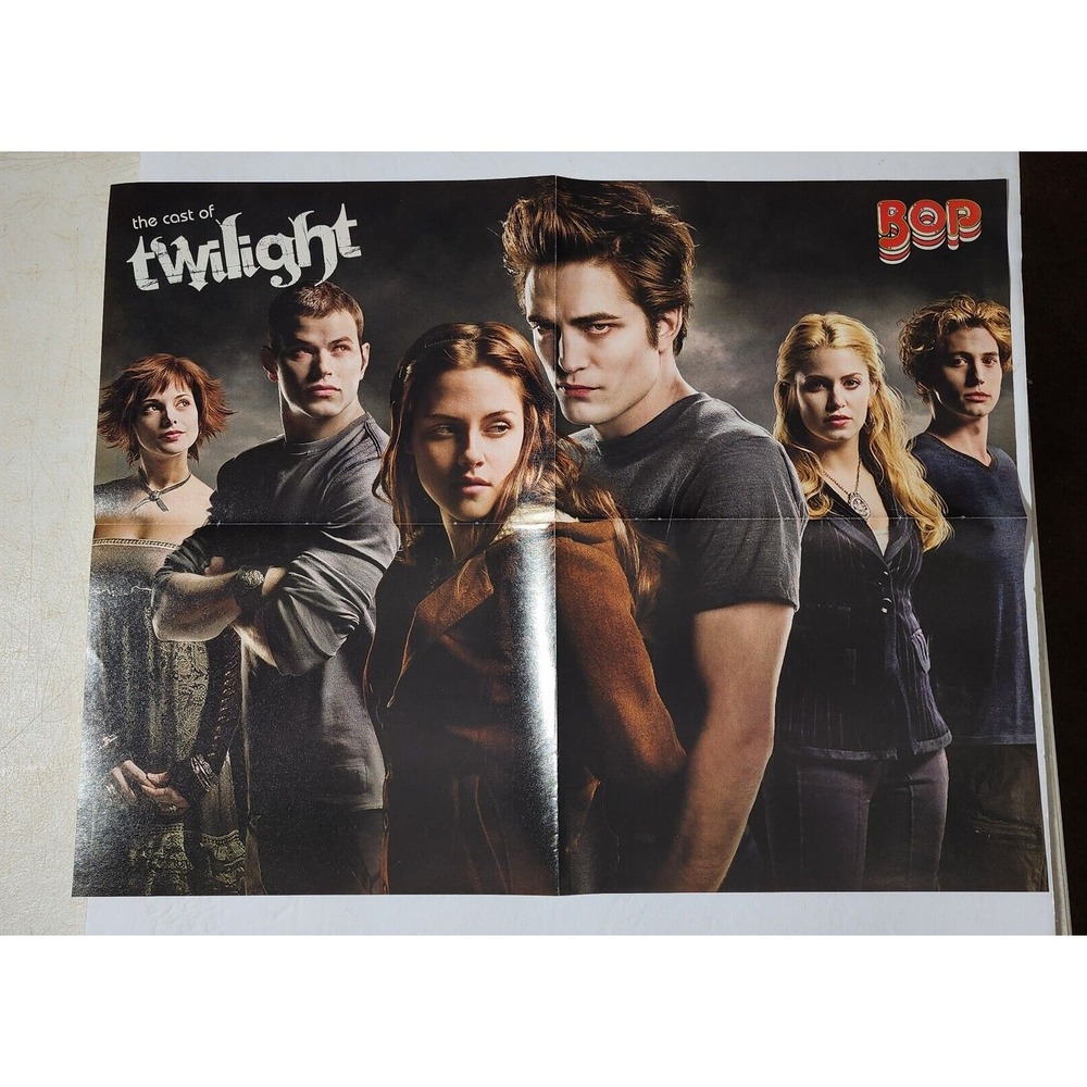 Twilight Cast Jonas Brothers Double Sided Vintage Poster Clipping 20x16 BOP